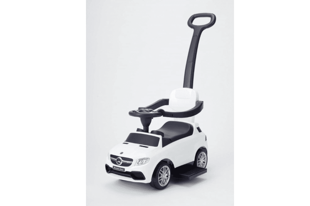 乗用玩具 メルセデスベンツ AMG GLE63 押手付（ホワイト）